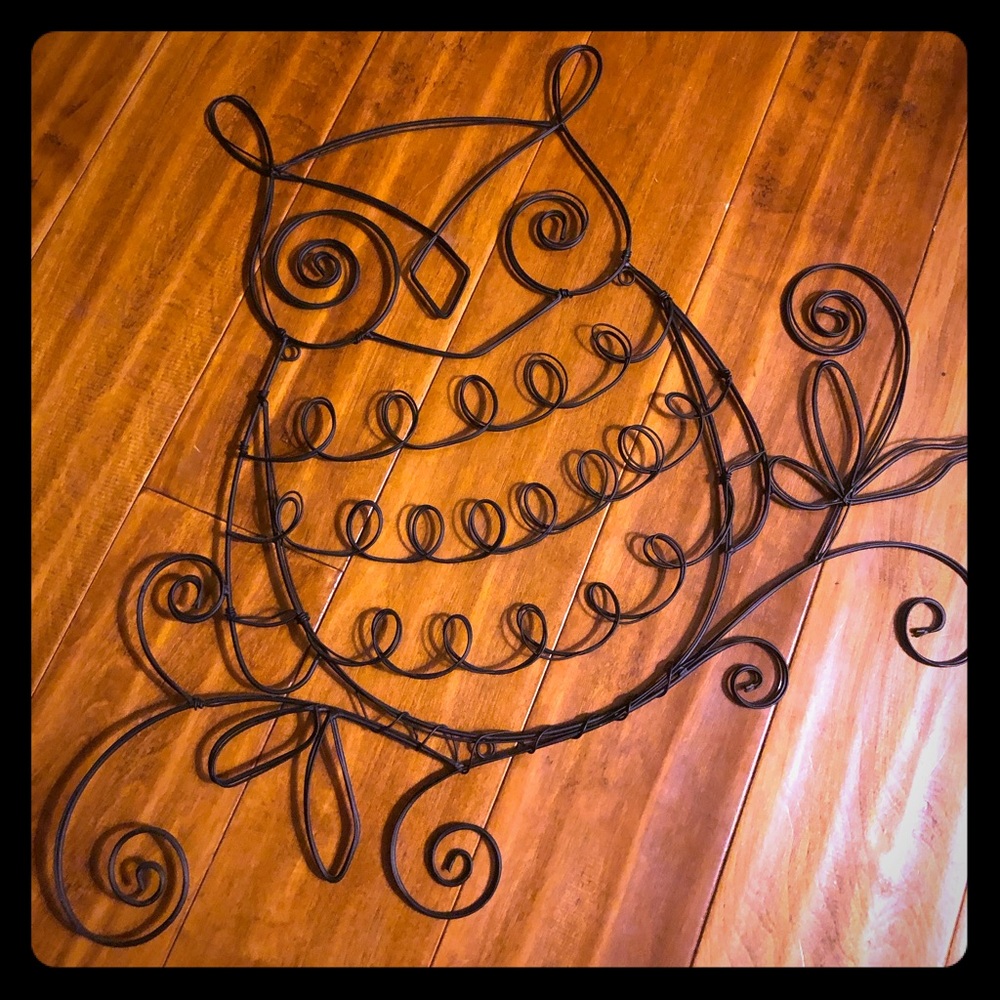 Pottery Barn Kids Teen Owl Metal Wall Hanging